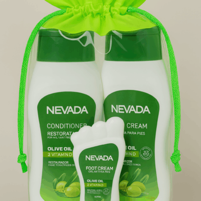 Set de Cuidado Personal Nevada con Aceite de Oliva y Vitamina D – 3 Piezas